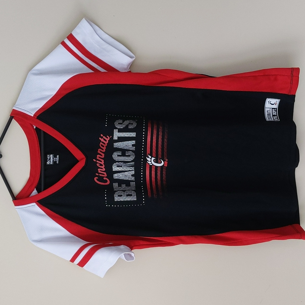 KA for Her Knights Apparel Cincinnati Bearcats Jersey XL Red White Black